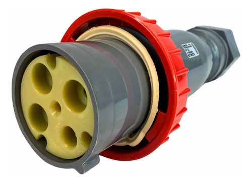 Plug Negativo Fêmea Vermelho 3p 125a 380/440v Sn4676 Steck