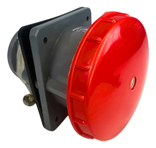 Tomada Embutir Macho 380/440v 125a 6h 3p+t Vermelho Steck