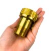 VÁLVULA ADAPTADORA EM LATÃO DE 1” NPT M. X 1.3/4” ACME F. REGO 3175ª