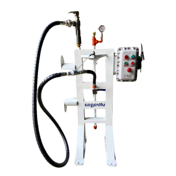 Cavalete Pit Stop para abastecimento de GLP de 1”