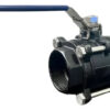 Válvula Esfera Tripartida De Aço Inox P/p 3/4 Micromazza