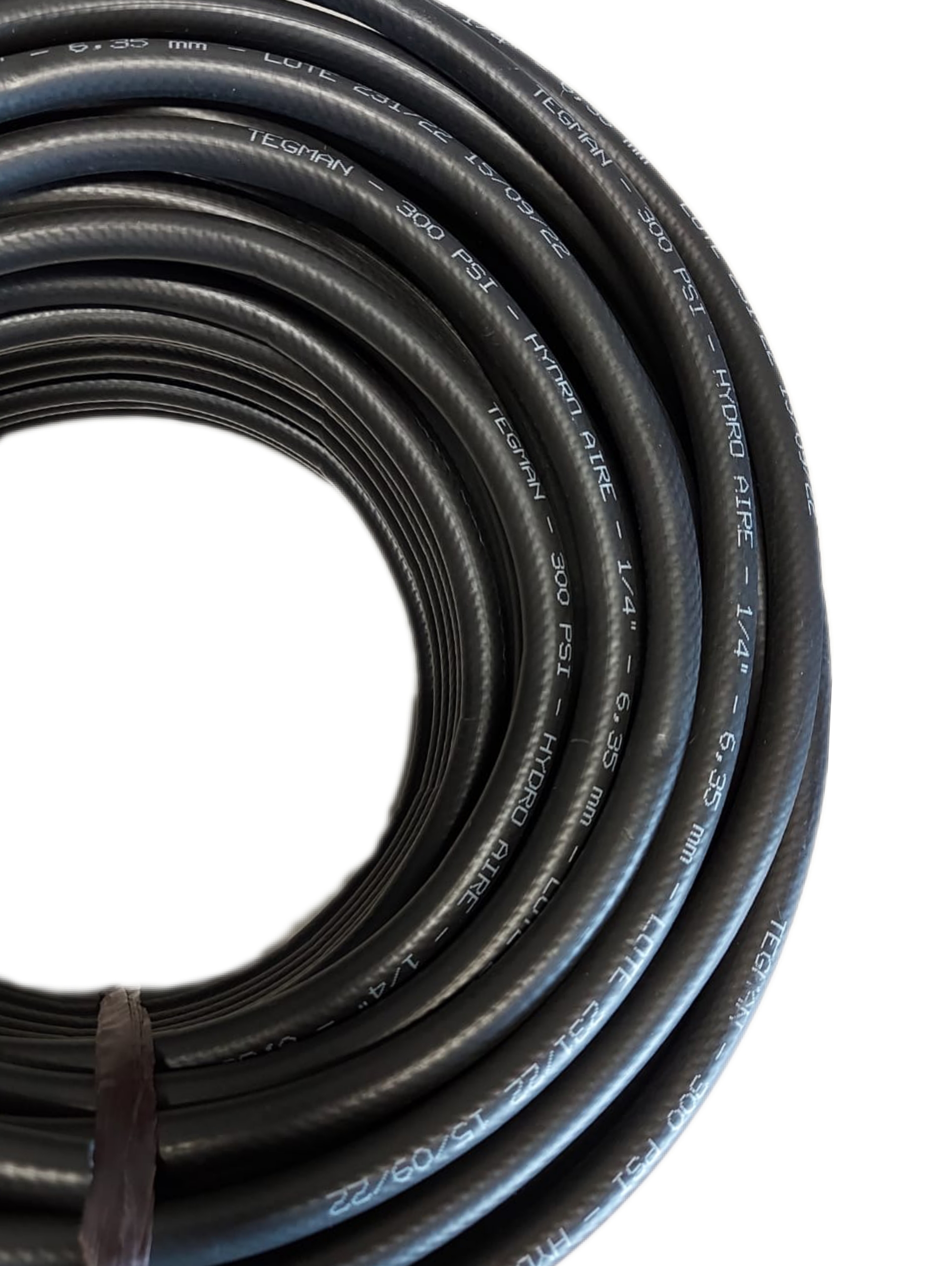 20 Metros Mangueira Para Compressor Ar Comprimido 1/4 300psi