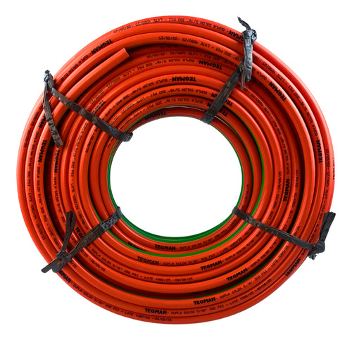 30 Metros Mangueira Solda Dupla 5/16 300psi Para Maçarico
