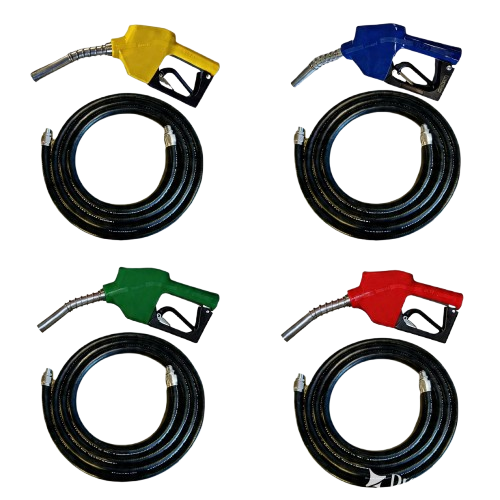 Kit Mangueira De 5m Para Posto De Gasolina com Bico De Abastecimento 3/4