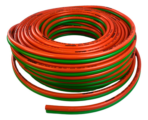 30 Metros Mangueira Solda Dupla 5/16 300psi Para Maçarico