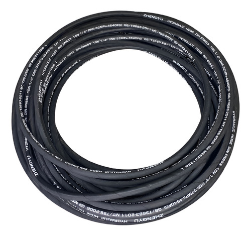 Mangueira 1/4 Para Lavadora Alta Pressão Karcher Hd585 10mts Preto